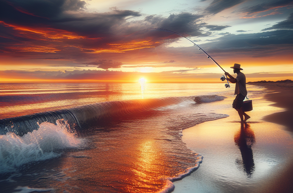 Señuelos blandos para pesca costera en acción durante una jornada de pesca