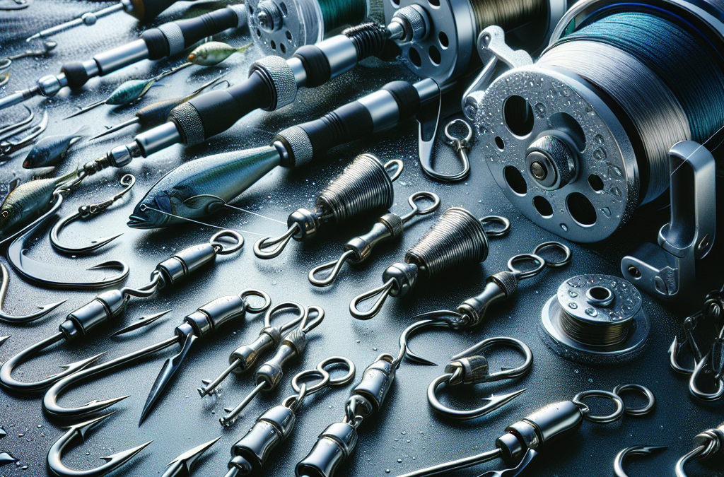 Accesorios anticorrosión para pesca en un entorno marino