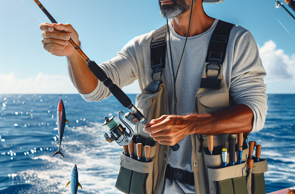 Leurres pour la pêche du thon en action