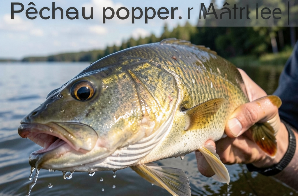 Pêche au popper : Maîtriser les techniques pour capturer les poissons prédateurs