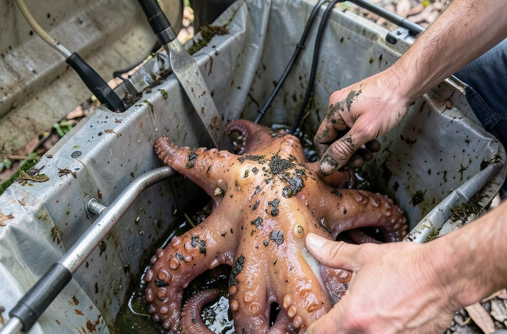 Cómo limpiar y preparar una nasa de pulpo: Guía Completa